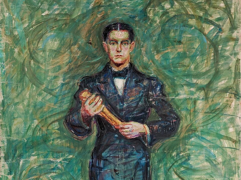 1888-Thorvald Hellesen - Autoritratto